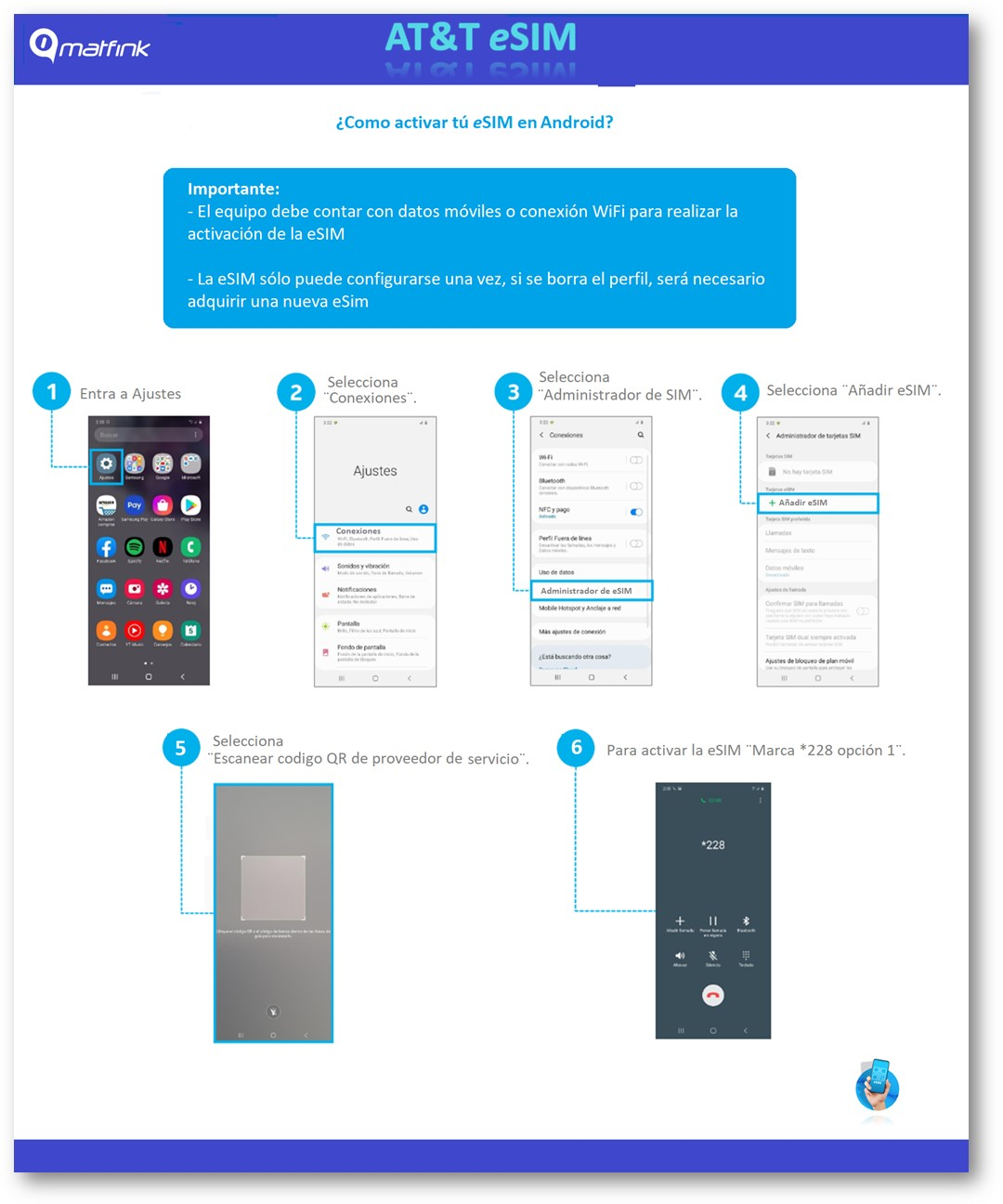 Cómo activar tu eSIM Android